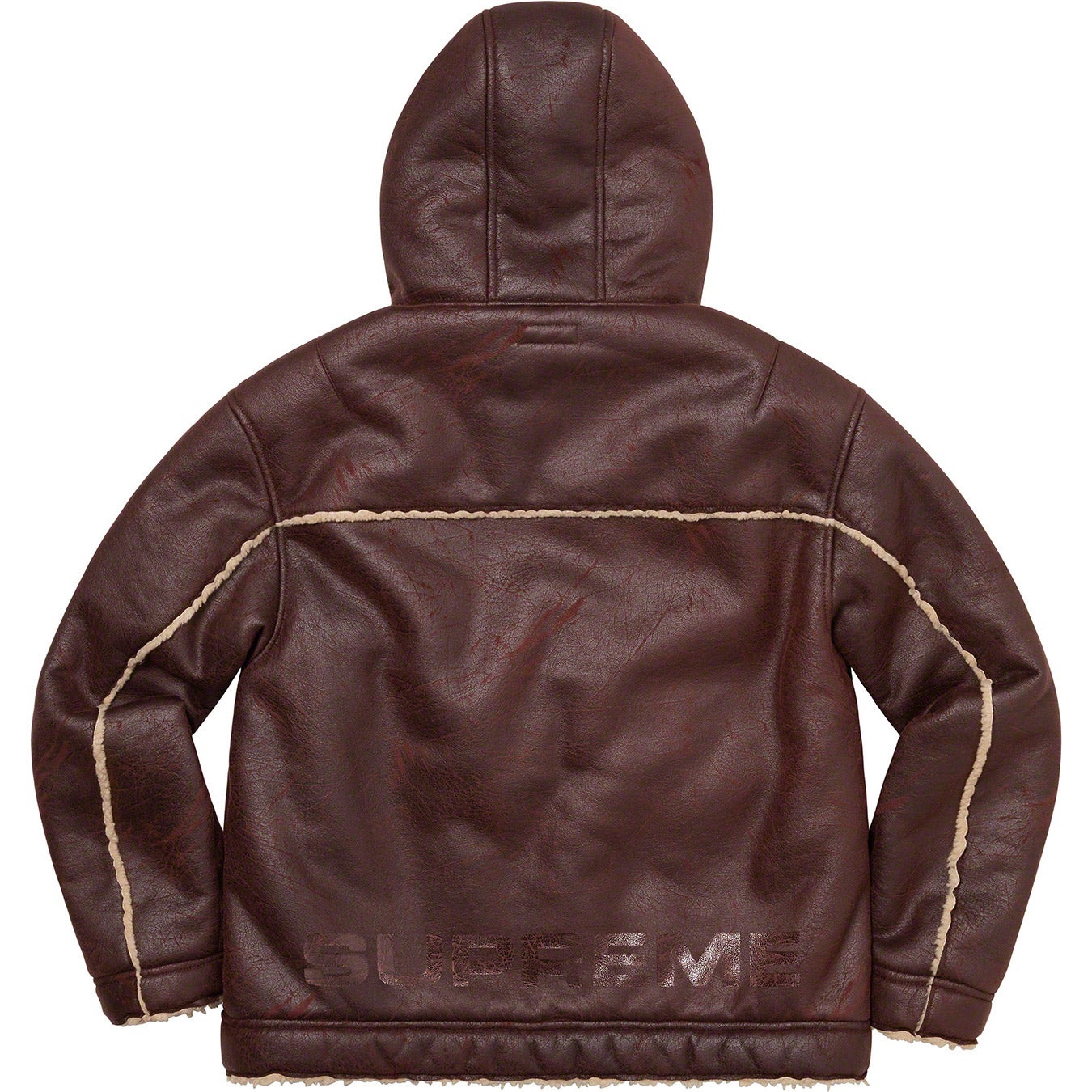 Faux Shearling Hooded Jacket view 15